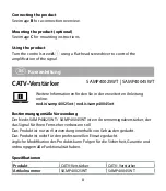 Preview for 8 page of nedis SAMP40025WT Quick Start Manual