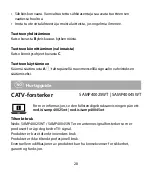 Preview for 28 page of nedis SAMP40025WT Quick Start Manual