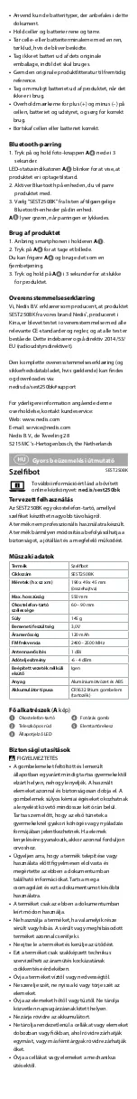 Preview for 13 page of nedis SEST250BK Quick Start Manual