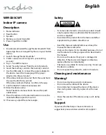 Preview for 3 page of nedis SmartLife WIFICI05CWT Quick Start Manual