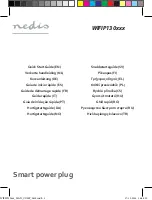 nedis SmartLife WIFIP130 Series Quick Start Manual preview