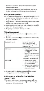 Preview for 5 page of nedis SPBT3950BK Quick Start Manual