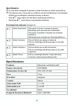 Preview for 23 page of nedis SPBT5000BK Quick Start Manual