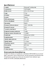 Preview for 41 page of nedis SPBT5000BK Quick Start Manual