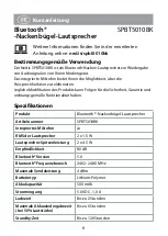 Preview for 8 page of nedis SPBT5010BK Quick Start Manual