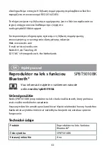 Preview for 63 page of nedis SPBT5010BK Quick Start Manual