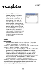 Предварительный просмотр 74 страницы nedis SPYCCL10CSR Manual