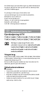 Preview for 17 page of nedis TVRC40TCBK Quick Start Manual