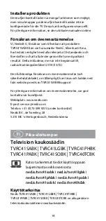 Preview for 14 page of nedis TVRC41SABK Quick Start Manual