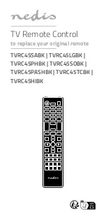 nedis TVRC45SABK Manual preview