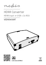 Preview for 1 page of nedis VCON3450AT Quick Start Manual