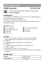 Preview for 4 page of nedis VCON3450AT Quick Start Manual