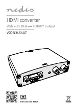 Предварительный просмотр 1 страницы nedis VCON3454AT Quick Start Manual