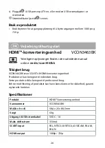 Preview for 26 page of nedis VCON3463BK Quick Start Manual