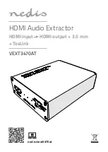 Preview for 1 page of nedis VEXT3470AT Quick Start Manual