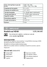 Preview for 32 page of nedis VSPL3464AT Quick Start Manual