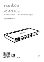 nedis VSPL3468AT Quick Start Manual preview