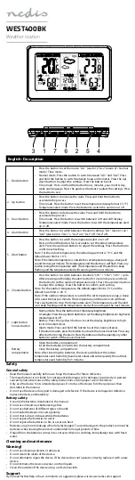 Preview for 1 page of nedis WEST400BK User Manual