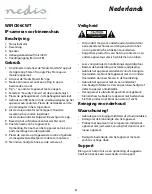 Preview for 4 page of nedis WIFICI06CWT Quick Start Manual