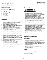 Preview for 5 page of nedis WIFICI06CWT Quick Start Manual