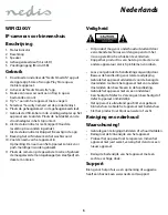 Preview for 5 page of nedis WIFICI20GY Quick Start Manual