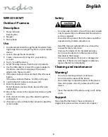 Preview for 3 page of nedis WIFICO10CWT Quick Start Manual