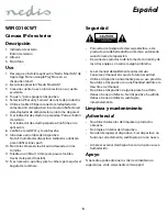 Preview for 6 page of nedis WIFICO10CWT Quick Start Manual