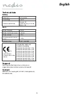 Preview for 5 page of nedis WIFIDS10 Series Quick Start Manual