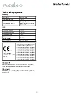 Preview for 8 page of nedis WIFIDS10 Series Quick Start Manual