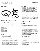 Preview for 3 page of nedis WIFIDS10 Serries Quick Start Manual