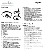 Preview for 3 page of nedis WIFIDS10WT Quick Start Manual