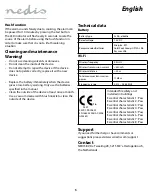 Preview for 5 page of nedis WIFIDS10WT Quick Start Manual