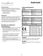 Preview for 8 page of nedis WIFIDS10WT Quick Start Manual