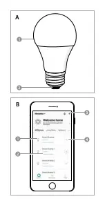 Preview for 3 page of nedis WIFILRC10E27 Quick Start Manual