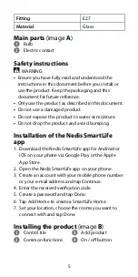 Preview for 5 page of nedis WIFILRC10E27 Quick Start Manual