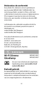 Preview for 15 page of nedis WIFILRC10E27 Quick Start Manual