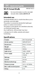 Preview for 4 page of nedis WIFILRF10C37 Quick Start Manual