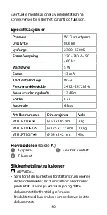 Preview for 40 page of nedis WIFILRT10A60 Quick Start Manual