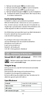 Preview for 41 page of nedis WIFILS51CRGB Quick Start Manual