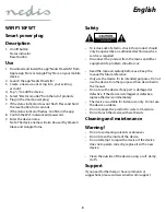 Preview for 3 page of nedis WIFIP110 Series Quick Start Manual