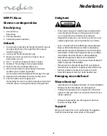 Preview for 4 page of nedis WIFIP120 Series Quick Start Manual