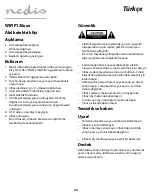 Preview for 20 page of nedis WIFIP120 Series Quick Start Manual