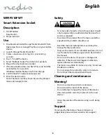 Preview for 3 page of nedis WIFIP310FWT Quick Start Manual