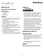 Preview for 4 page of nedis WIFIP310FWT Quick Start Manual