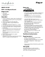 Preview for 17 page of nedis WIFIP311FWT Quick Start Manual