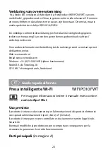 Preview for 23 page of nedis WIFIPO10FWT Quick Start Manual