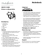 Preview for 3 page of nedis WIFIPO110EBK Quick Start Manual