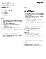 Preview for 3 page of nedis WIFIPO120 Series Quick Start Manual