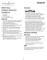 Preview for 5 page of nedis WIFIPO120 Series Quick Start Manual