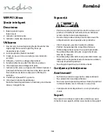 Preview for 18 page of nedis WIFIPO120 Series Quick Start Manual